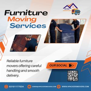 Furniture movers packing and loading household furniture for relocation