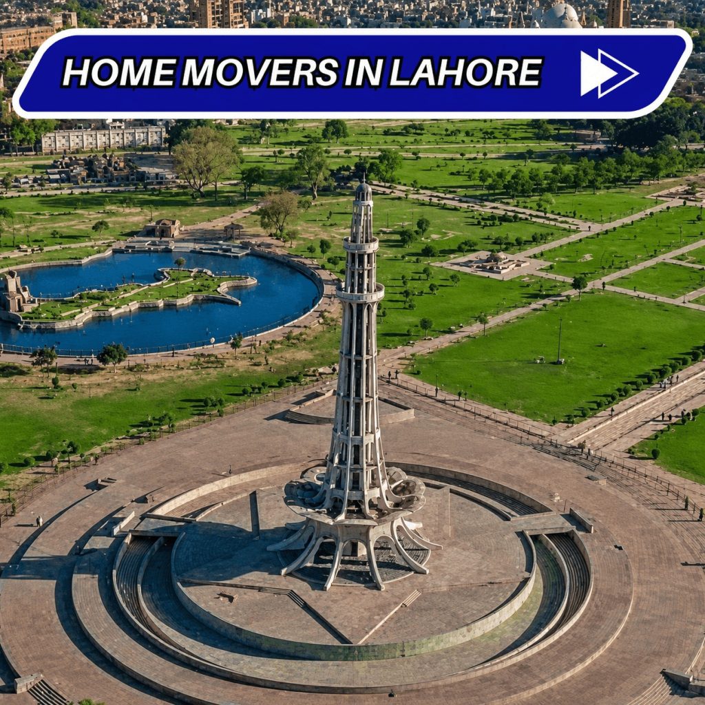 Home packers and movers in Lahore packing furniture and boxes for relocation