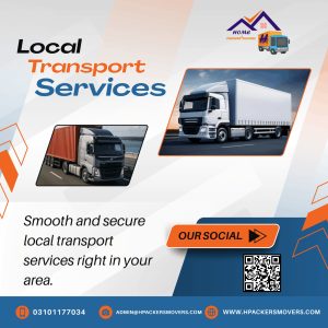 Local transport services truck loading goods for delivery in Karachi
