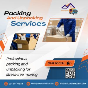Safe packing and unpacking services for relocation